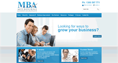 Desktop Screenshot of mba-group.com.au